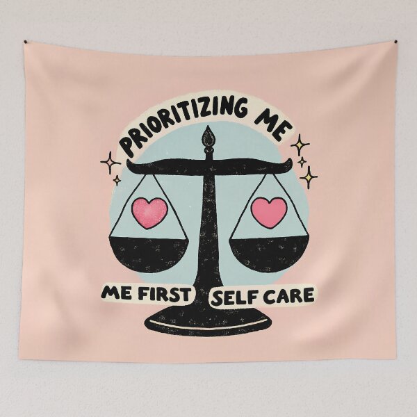 Item preview, Prioritizing Me Me First Self Care Love designed and sold by ART ATTACK ZONE.