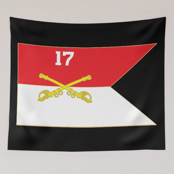 Item preview, Army - 17th Cavalry Guidon X 300 designed and sold by Military Insignia Products.