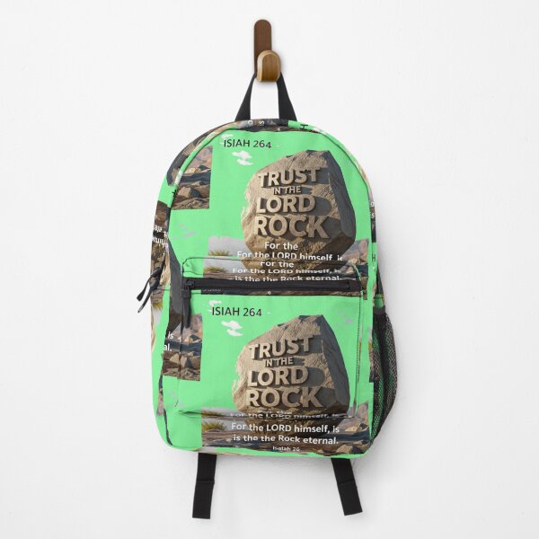 Item preview,  Isaiah 26:4 – Eternal Rock  Label Text: “Trust in the LORD forever, for the LORD,  designed and sold by PaintMeWorld.