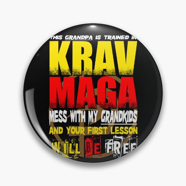 Item preview, Krav Maga: Motivational Grandpa (First Lesson Will Be Free) designed and sold by Jessie Slamwhorella.