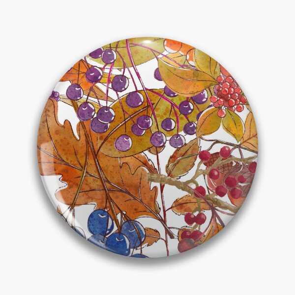 Item preview, colorful autumn,  autumn full of berries designed and sold by DZIERANA.