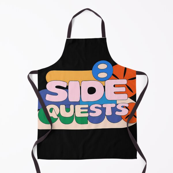 Item preview, Side Quests Typography Creative Motifs Vibrant Designs Colors designed and sold by ART ATTACK ZONE.
