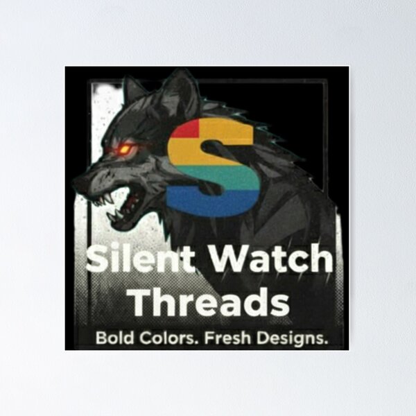 Item preview, Silent Watch Threads Wolf Logo designed and sold by Silent Watch Threads..