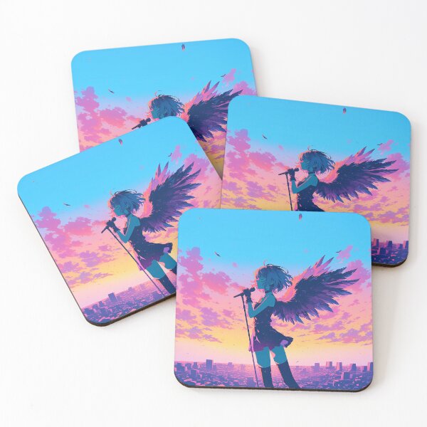 Item preview, Winged girl with Microphone at Dawn designed and sold by Christian Weiss.