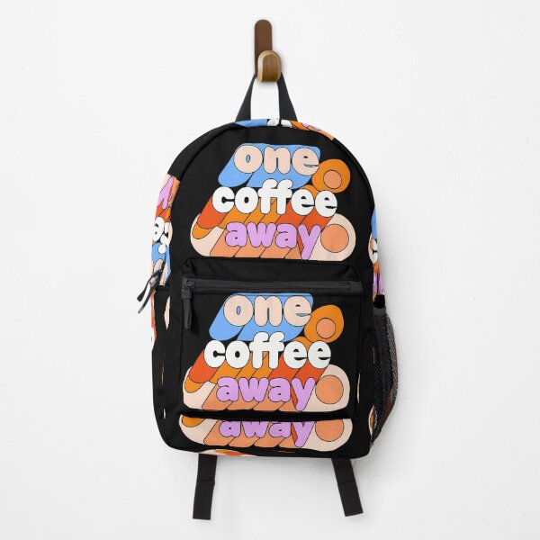 Item preview, One Coffee Away Creative Motifs Vibrant Designs Colors designed and sold by ART ATTACK ZONE.