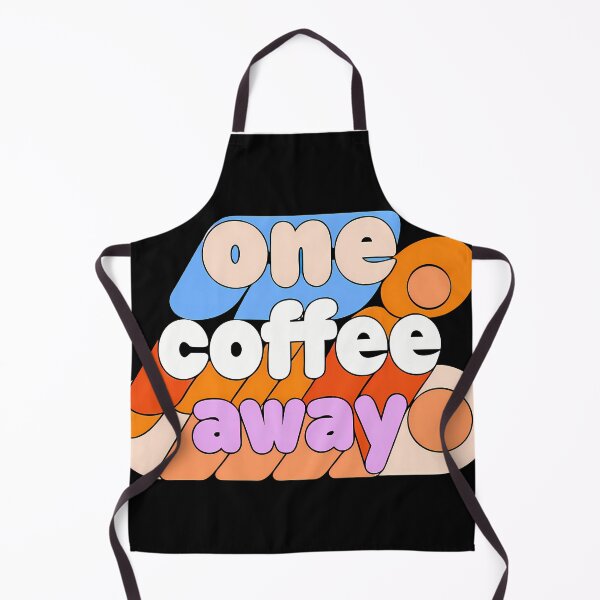 Item preview, One Coffee Away Creative Motifs Vibrant Designs Colors designed and sold by ART ATTACK ZONE.