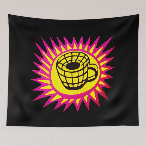 Item preview, Pink Yellow Typography Creative Motifs Vibrant Designs Colors designed and sold by ART ATTACK ZONE.