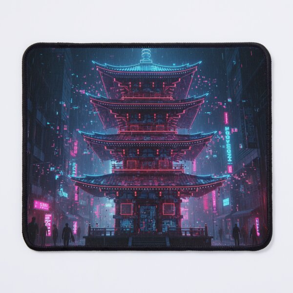 Item preview, Cyber Pagoda: Glitched Temple of Data designed and sold by trend-forge.