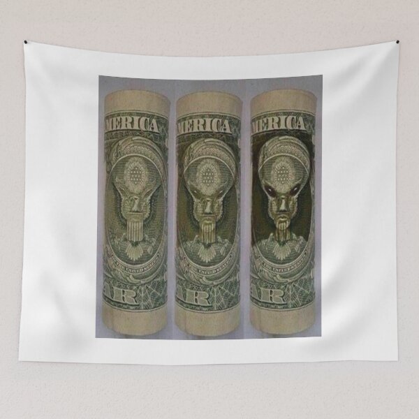 Item preview, Alien Dollar | Illuminati, Area 51, Alien Conspiracy Theory. designed and sold by Asiatravelguy.