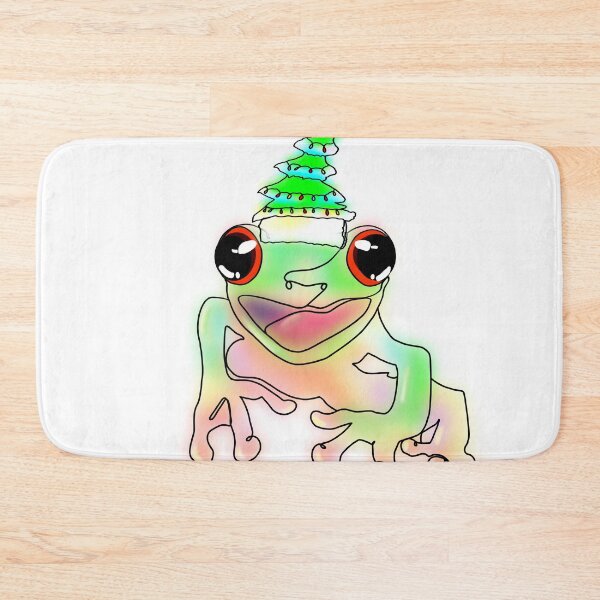 Item preview, Frog Wearing a Christmas Tree Hat – animalzinhats designed and sold by Ashley’sAnimalz.