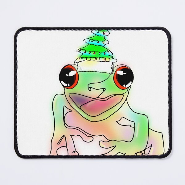 Item preview, Frog Wearing a Christmas Tree Hat – animalzinhats designed and sold by Ashley’sAnimalz.