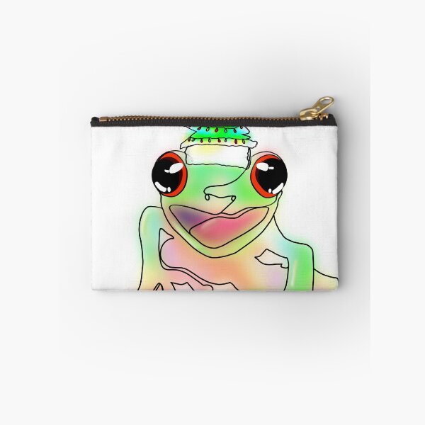 Item preview, Frog Wearing a Christmas Tree Hat – animalzinhats designed and sold by Ashley’sAnimalz.