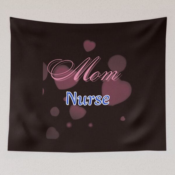 Item preview, Mom Nurse Heart in Uniform designed and sold by MojNetSerwis WWK.