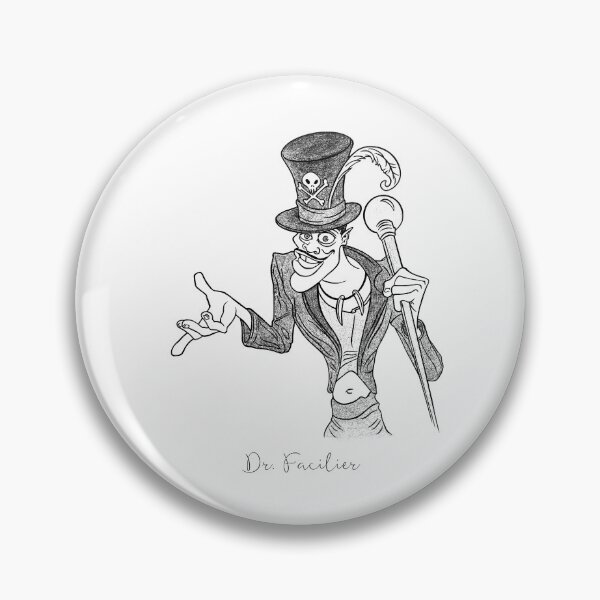 Artikelvorschau, Dr. Facilier – New Orleans Voodoo Art | Mystische Schwarz-Weiß-Illustration – Kalligraphie entworfen und verkauft von Atropa Parcae.