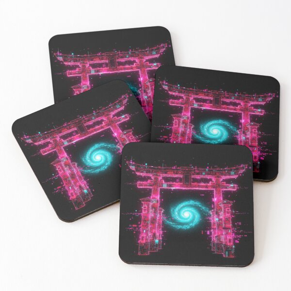 Item preview, Torii Gate: Glitched Cosmic Gateway designed and sold by trend-forge.