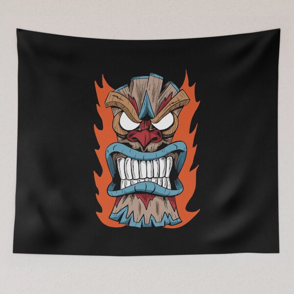 Item preview, Flaming Tiki designed and sold by blacksnowcomics.
