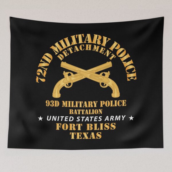 Item preview, Army - 72nd Military Police Detachment, 93rd Military Police Bn, Ft Bliss, Tx X 300 designed and sold by Military Insignia Products.