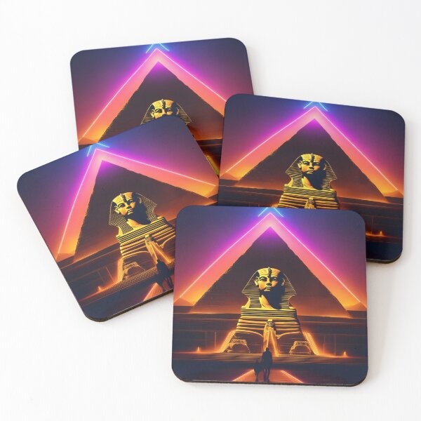 Item preview, Neon Sphinx AI Futuristic designed and sold by ClassicArch.