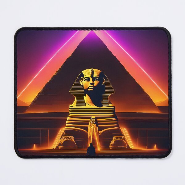 Item preview, Neon Sphinx AI Futuristic designed and sold by ClassicArch.