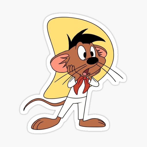 Speedy Gonzales Maus Lauf Aufkleber Aufkleber Motorrad Aufkleber Grafiken X 2