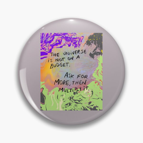 Item preview, Universe Abundance Quote – Psychedelic Motivational Energy Art designed and sold by SuccessHunters.