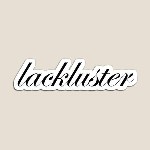 Item preview, lackluster designed and sold by snailspaperco.
