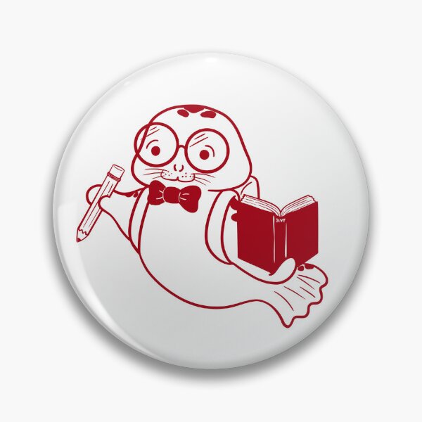 Item preview, Studious Nerdy Seal designed and sold by JivyLifeStudio.