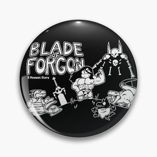 Item preview, Blade of Forgon: a Moonset Story, pixel art poster designed and sold by GooTheMighty.