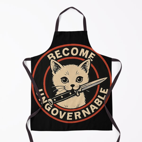 Item preview, Anarchist Cat with Switchblade Art designed and sold by zptees.
