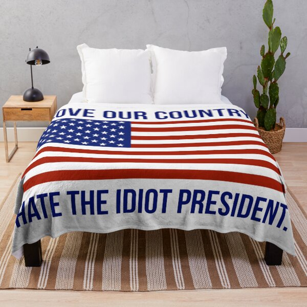 Item preview, Love our country, hate the president. designed and sold by Rachel the Artist .