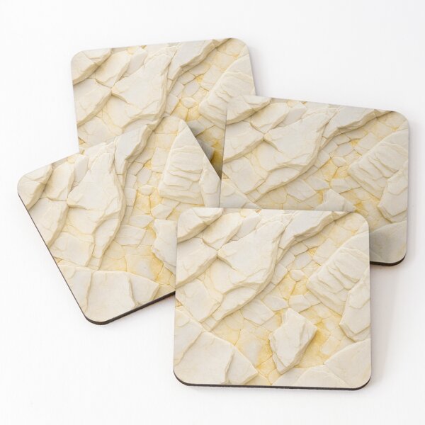 Item preview, Light Cracked Stone Texture – Beige & Gold Abstract designed and sold by Bellassi.