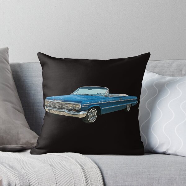 Item preview, 1963 Chevrolet Impala Lowrider Convertible - Candy Blue designed and sold by Tatko Designs.