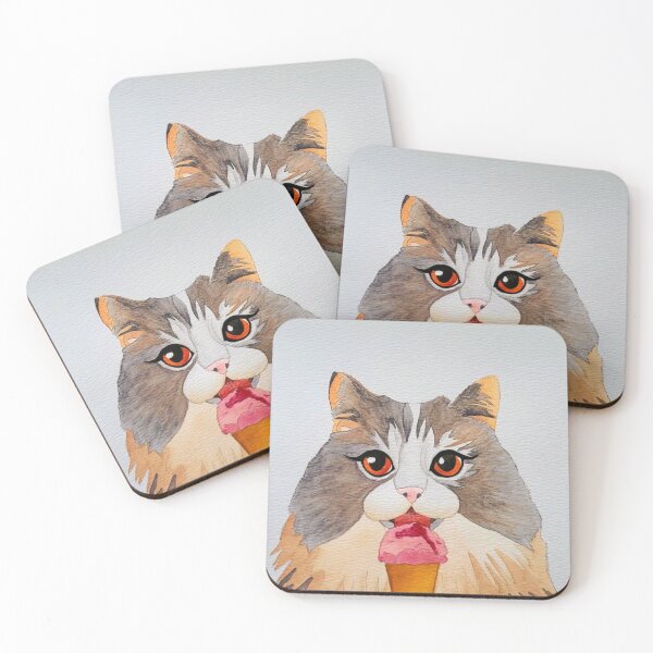 Item preview, Ice Cream Cat designed and sold by APWaterColors01.