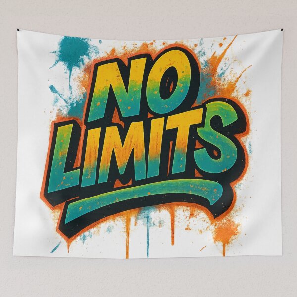 Item preview, Urban Crown Graffiti Tee No Limits designed and sold by salehstore7.