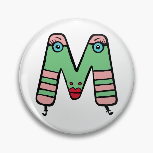 Item preview, anthropomorphic letter M designed and sold by LisetteBaron.