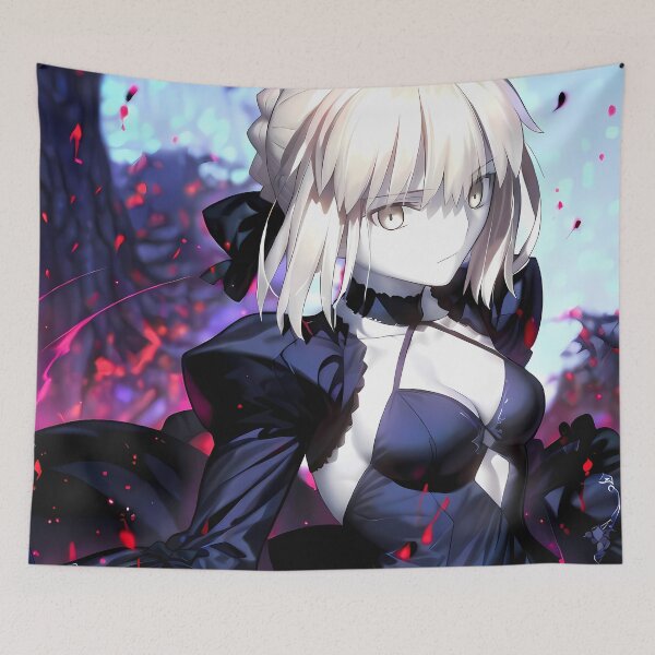 Item preview, Saber Alter Fate Stay Night Dark Forest Gothic Girl designed and sold by Doramnkora.