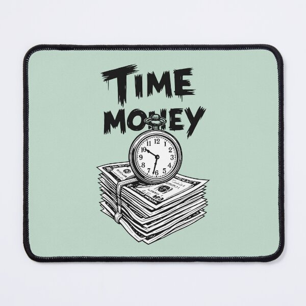 Item preview, Time is Money Clock and Cash Illustration designed and sold by -DEEWOLF-.