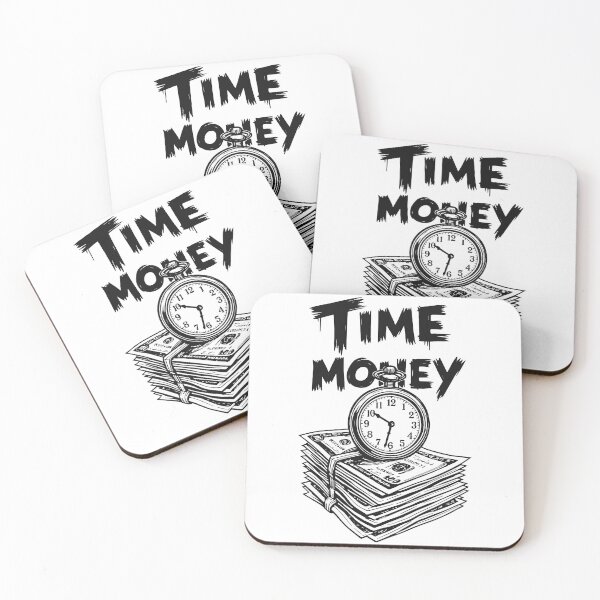 Item preview, Time is Money Clock and Cash Illustration designed and sold by -DEEWOLF-.