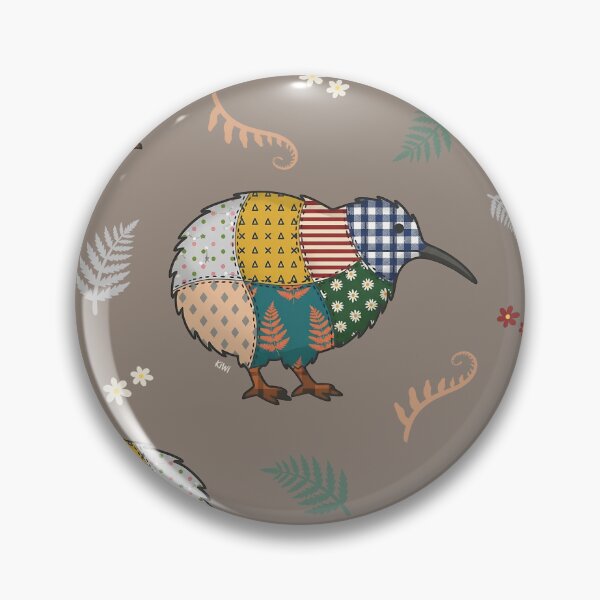 Item preview, Patchwork Kiwi Pattern  designed and sold by MvuuStudio.