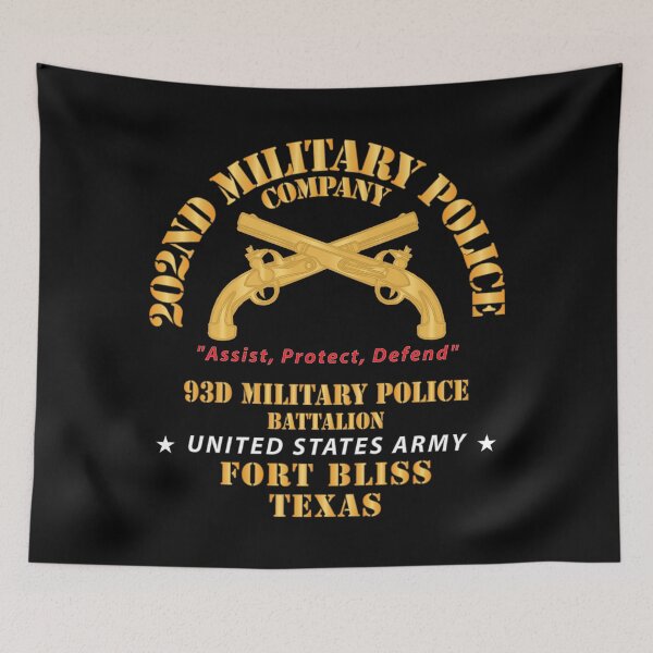 Item preview, Army - 202nd Military Police Co, 93rd Military Police Bn, Ft Bliss, Tx X 300 designed and sold by Military Insignia Products.