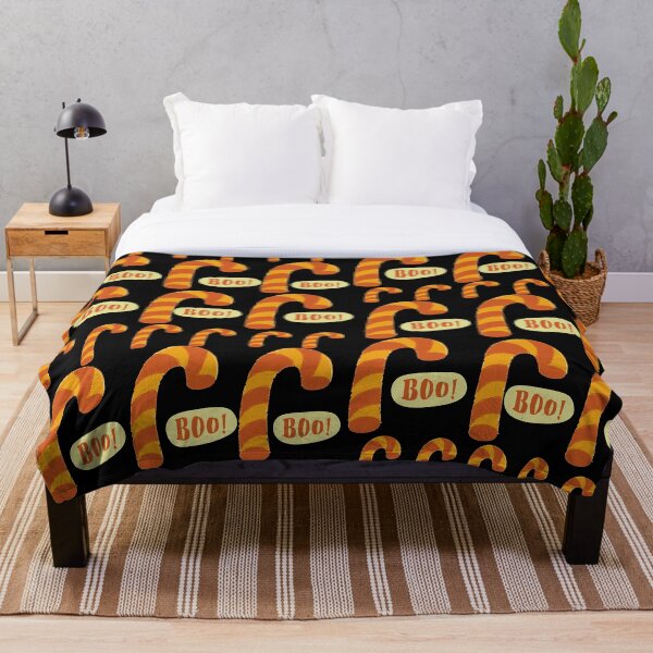 Item preview, Halloween Boo Design – Orange Lollipop Candy on Black Background designed and sold by Cultradesign.
