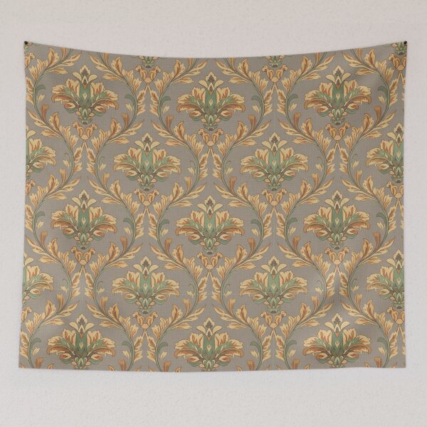 Item preview, Royal Heritage Golden Vine Seamless Pattern designed and sold by HolmeProud.