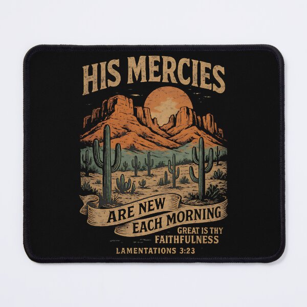 Item preview, His Mercies Are New Every Morning - Christian Art designed and sold by zptees.