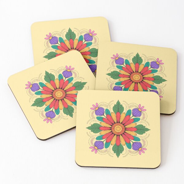 Item preview, Flower Mandala Frame designed and sold by VibrArtco.