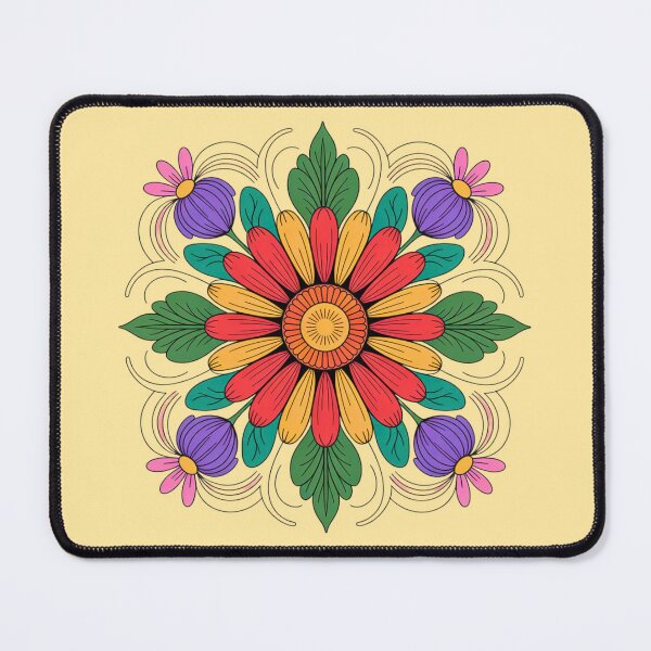 Item preview, Flower Mandala Frame designed and sold by VibrArtco.