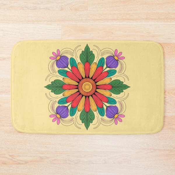 Item preview, Flower Mandala Frame designed and sold by VibrArtco.