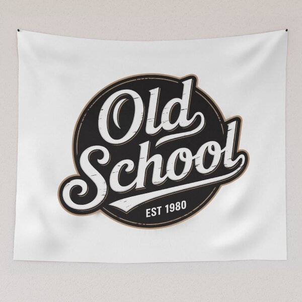 Item preview, Old School 1980 Retro Tee designed and sold by PrintAtelier.