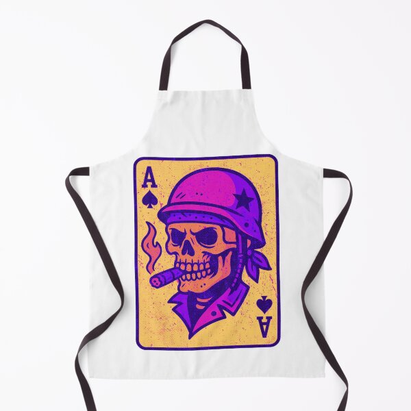 Item preview, Soldier Skull Ace of Spades Death Card Vapourwave designed and sold by UNK-Fatigues.