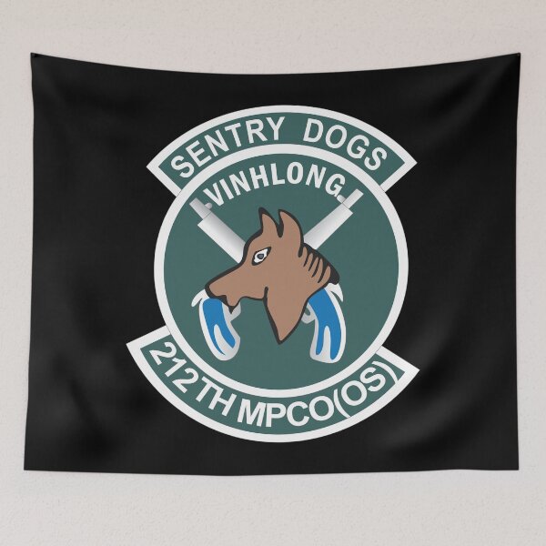 Item preview, Army - 212th Military Police - SSI - Sentry Dog wo Text X 300 designed and sold by Military Insignia Products.