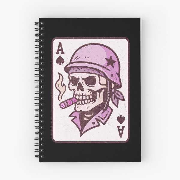 Item preview, Soldier Skull Ace of Spades Death Card Purple designed and sold by UNK-Fatigues.
